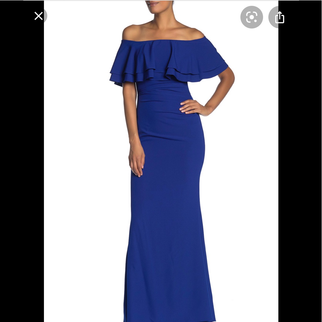 Nwt Vince Camuto Royal Cobalt Gown